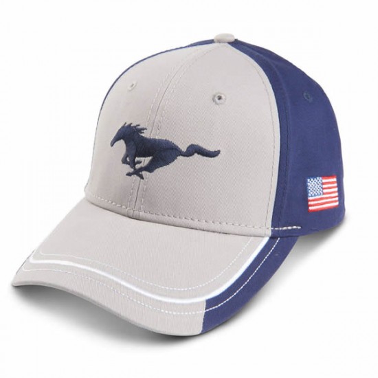 Ford Collection Mustang Cap Grey/Blue